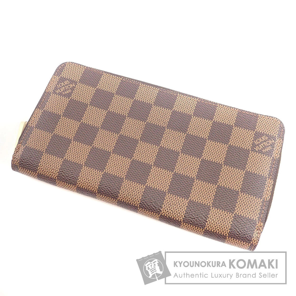 Louis Vuitton Zippy Wallet Long Wallet Damier Canvas